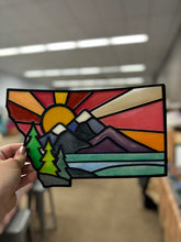 07/16/26-Montana Scene Faux Stained Glass