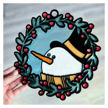 12/07/26-Christmas Faux Stained Glass