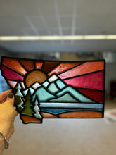 07/16/26-Montana Scene Faux Stained Glass