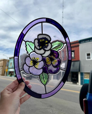 5/19/25-Floral Faux Stained Glass Workshop