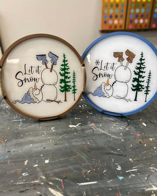 1/30/25-Let It Snow Resin Tray