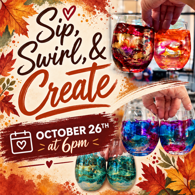10/26/26-Sip, Swirl & Create: Resin Wine Glass Workshop *SOLD OUT*