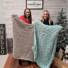 10/9/23-Chunky Knit Blanket Workshop
